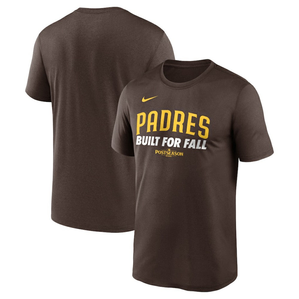 San Diego Padres Nike 2025 MLB Postseason Authentic Collection Legend Dri-FIT T-Shirt - Brown T-shirts