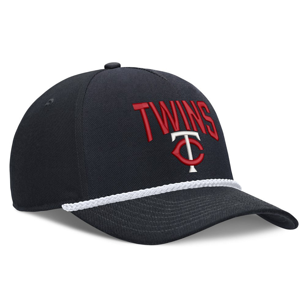 Minnesota Twins Nike Cooperstown Rise Adjustable Hat - Navy Hats