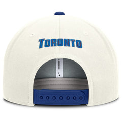 Toronto Blue Jays Nike Cooperstown Pro Dri-FIT Snapback Hat - Cream/Royal Hats