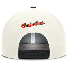 Baltimore Orioles Nike Cooperstown Pro Dri-FIT Snapback Hat - Cream/Black Hats
