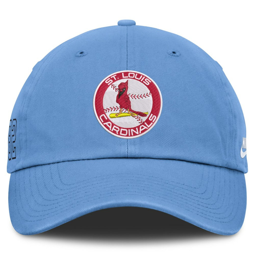 St. Louis Cardinals Nike Cooperstown Club Adjustable Hat - Light Blue Hats