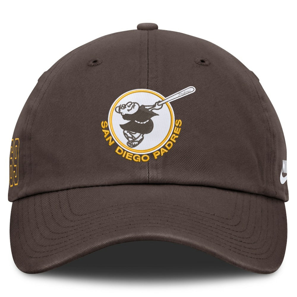San Diego Padres Nike Cooperstown Club Adjustable Hat - Brown Hats