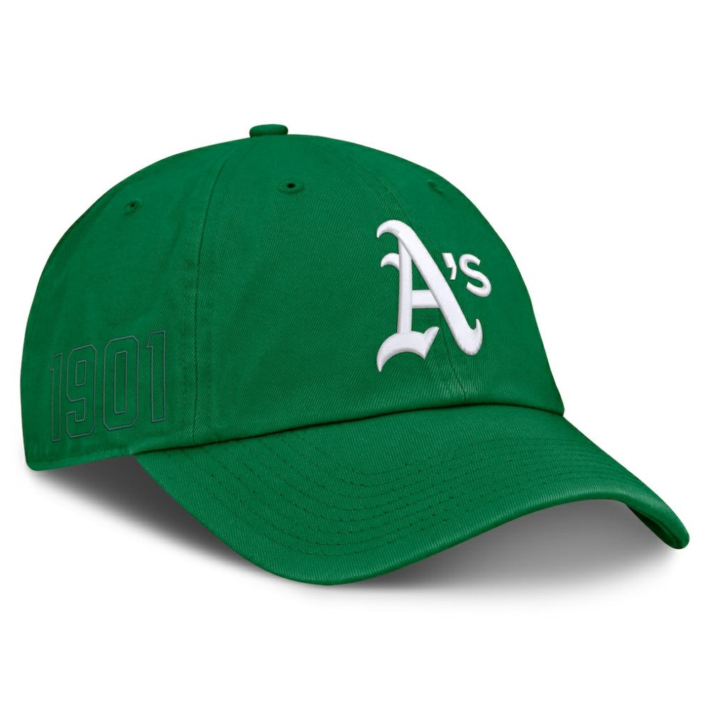 Oakland Athletics Nike Cooperstown Club Adjustable Hat - Green Hats
