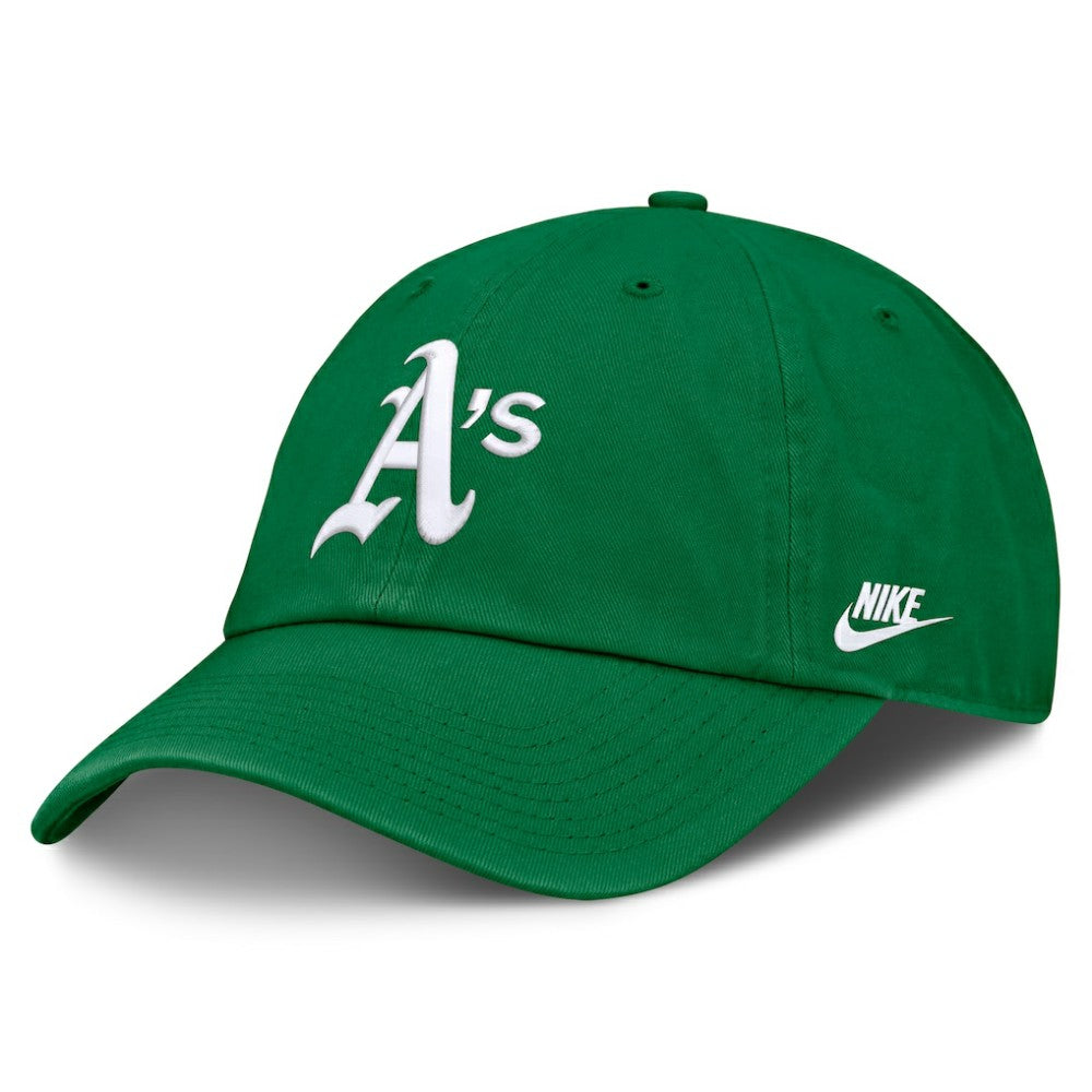 Oakland Athletics Nike Cooperstown Club Adjustable Hat - Green Hats