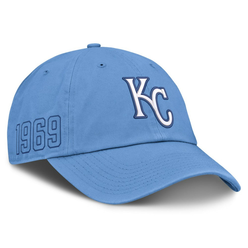 Kansas City Royals Nike Cooperstown Club Adjustable Hat - Light Blue Hats