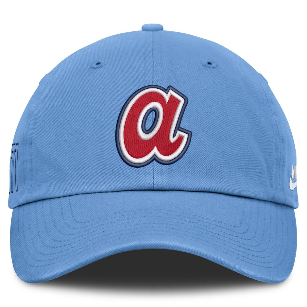 Atlanta Braves Nike Cooperstown Club Adjustable Hat - Light Blue Hats