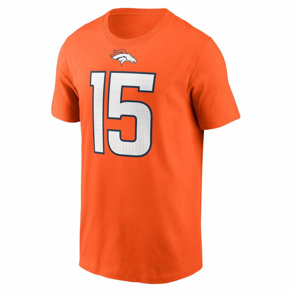Nik Bonitto Denver Broncos Player Name & Number T-Shirt - Orange T-shirts