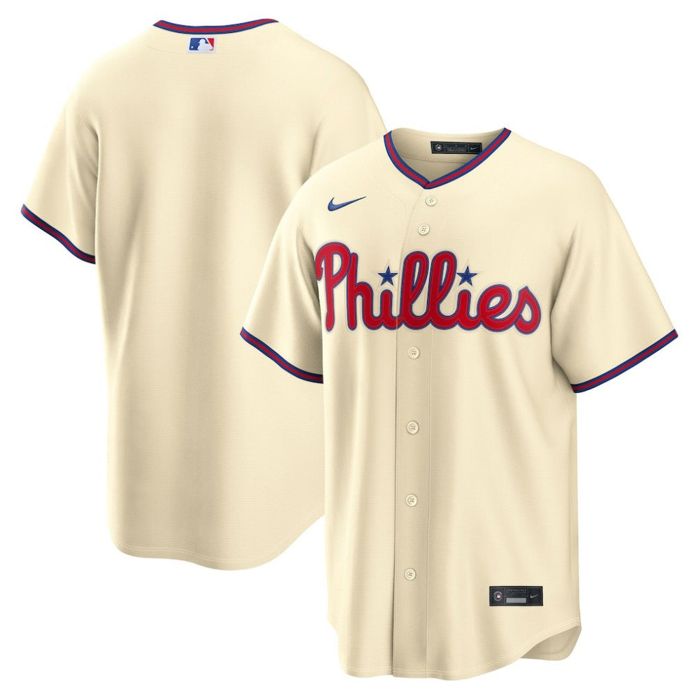 Philadelphia Phillies Nike Alternate Replica Jersey - Cream Jerseys