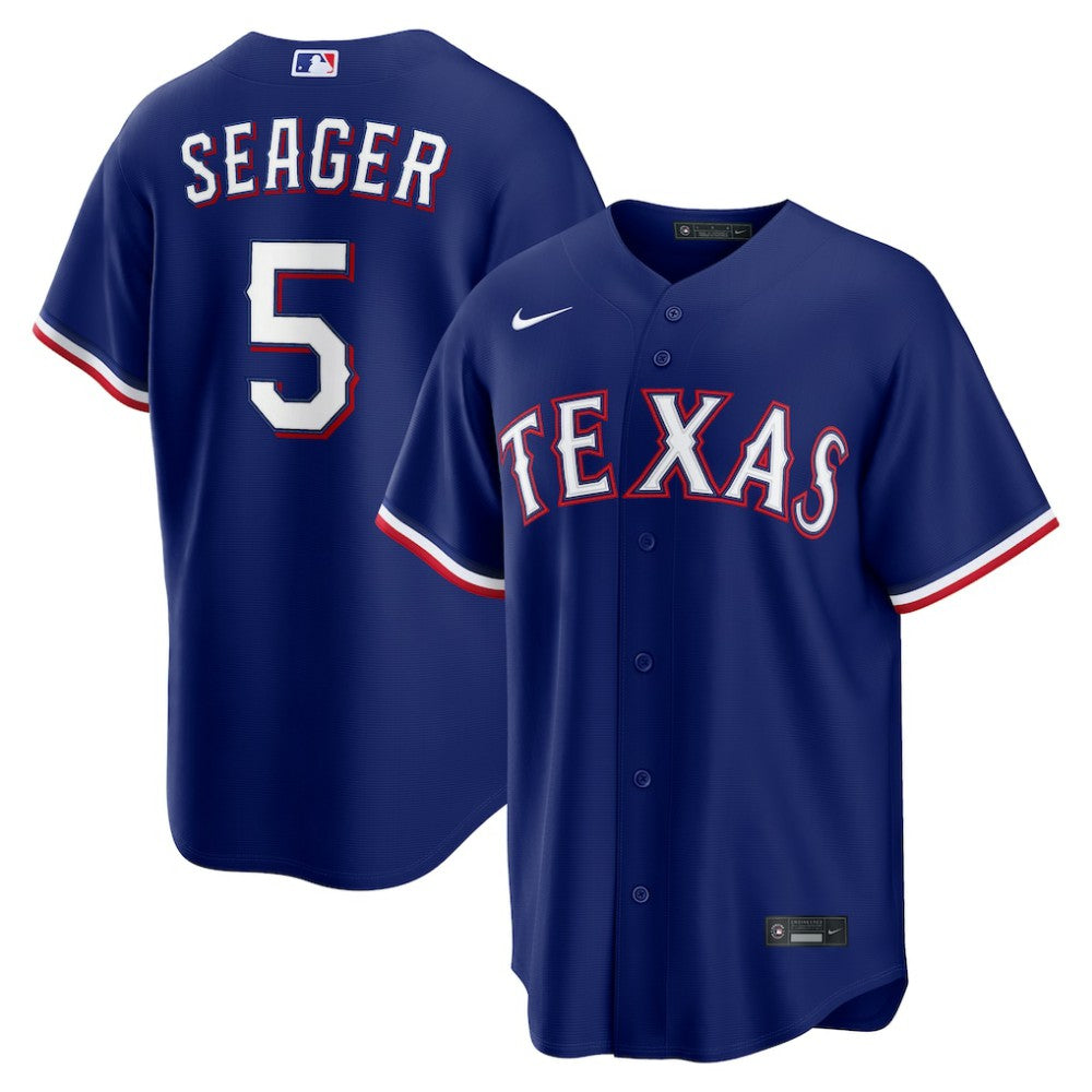 Corey Seager Texas Rangers Nike Alternate 2 Replica Jersey - Royal Jerseys
