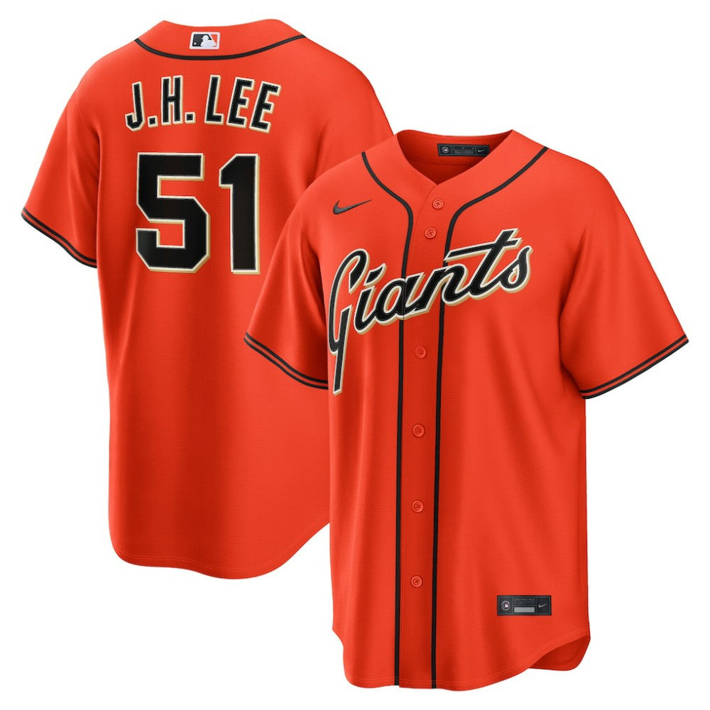 Jung Hoo Lee San Francisco Giants Nike Alternate Replica Jersey - Orange Jerseys