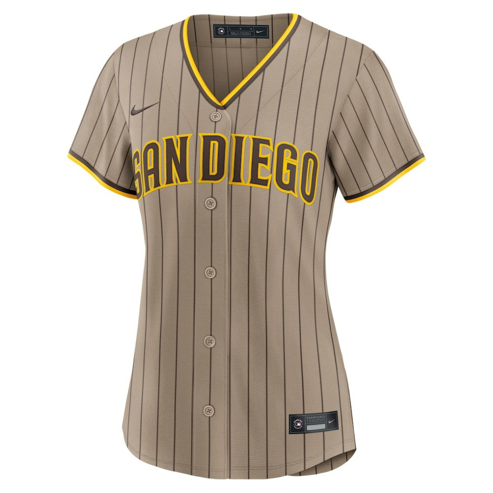 Jackson Merrill San Diego Padres Nike Women's Replica Jersey - Sand Jerseys