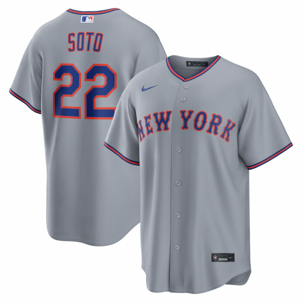 Juan Soto New York Mets Nike Road Replica Jersey - Gray Jerseys