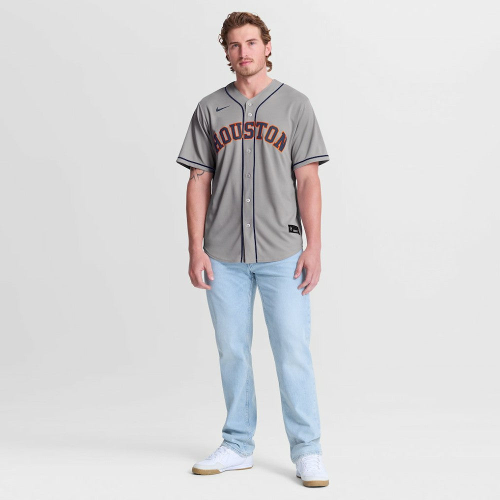 Jose Altuve Houston Astros Nike Road Replica Jersey - Gray Jerseys