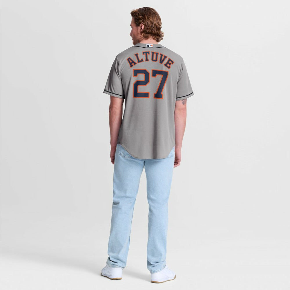 Jose Altuve Houston Astros Nike Road Replica Jersey - Gray Jerseys