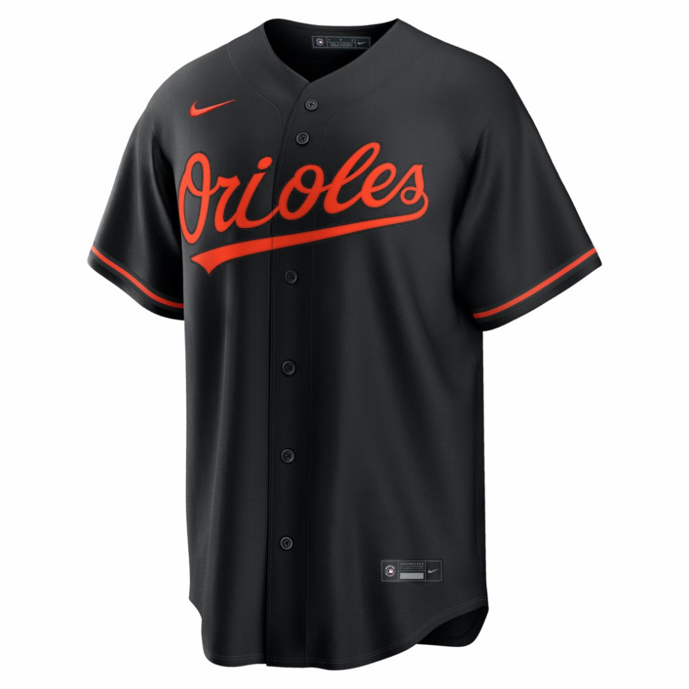 Gunnar Henderson Baltimore Orioles Nike Alternate Replica Jersey - Black Jerseys
