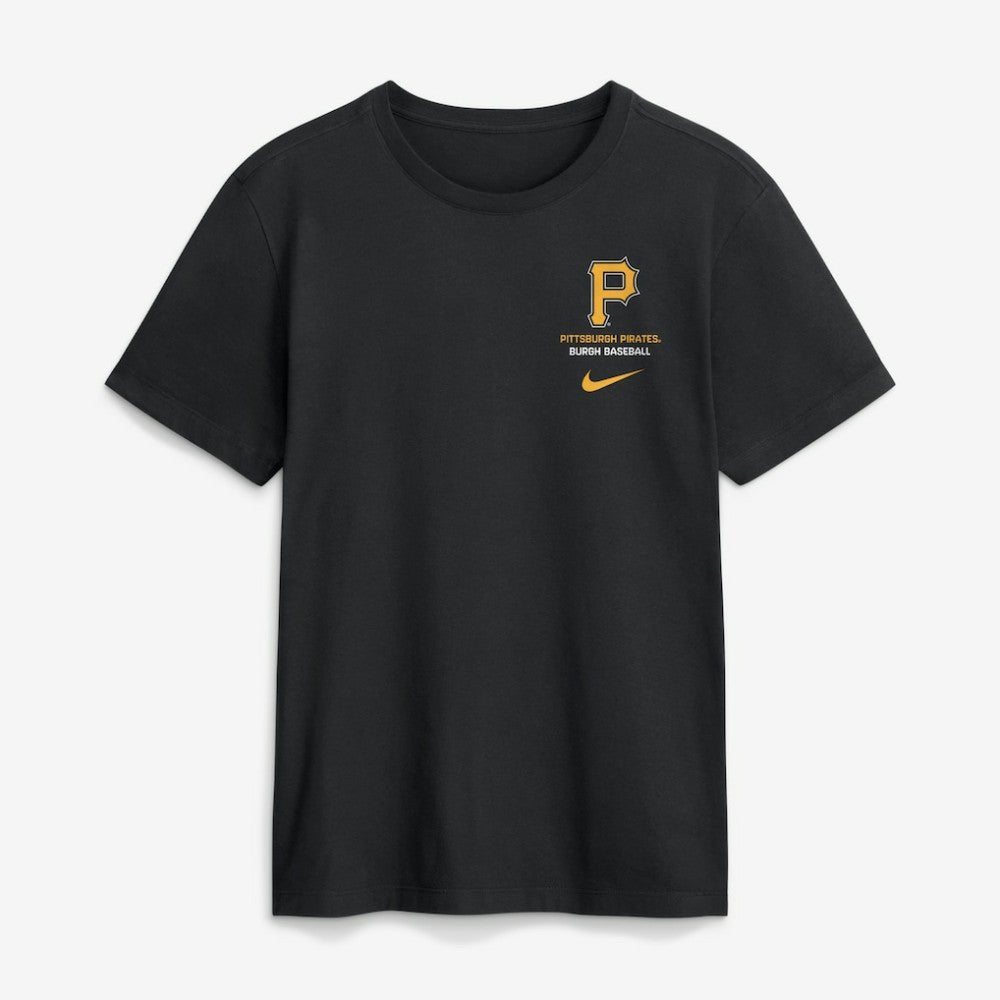 Pittsburgh Pirates Nike Primetime 2-Hit T-Shirt - Black T-shirts