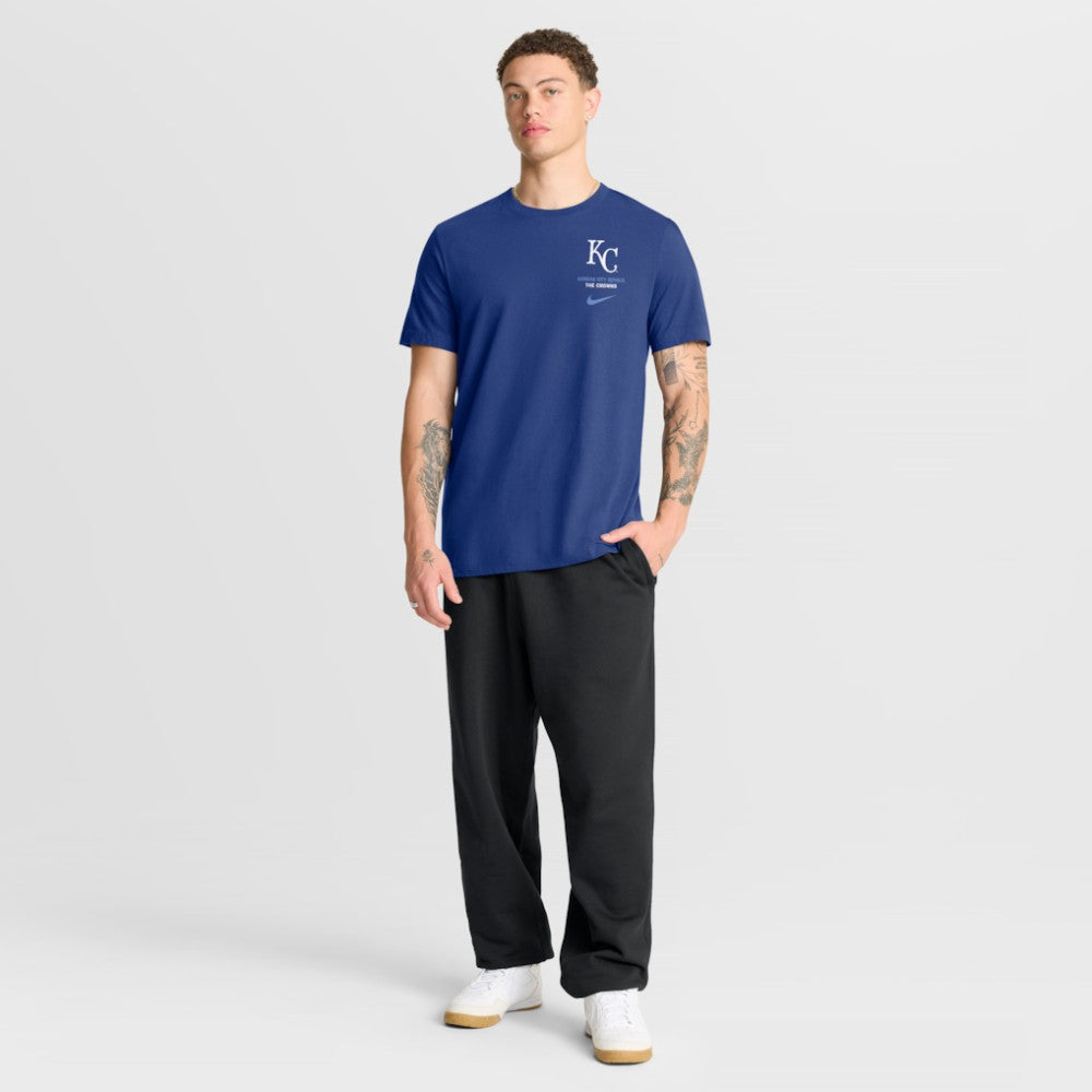 Kansas City Royals Nike Primetime 2-Hit T-Shirt - Royal T-shirts