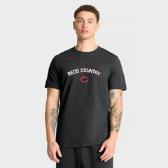 Cincinnati Reds Nike Primetime Fashion T-Shirt - Black T-shirts