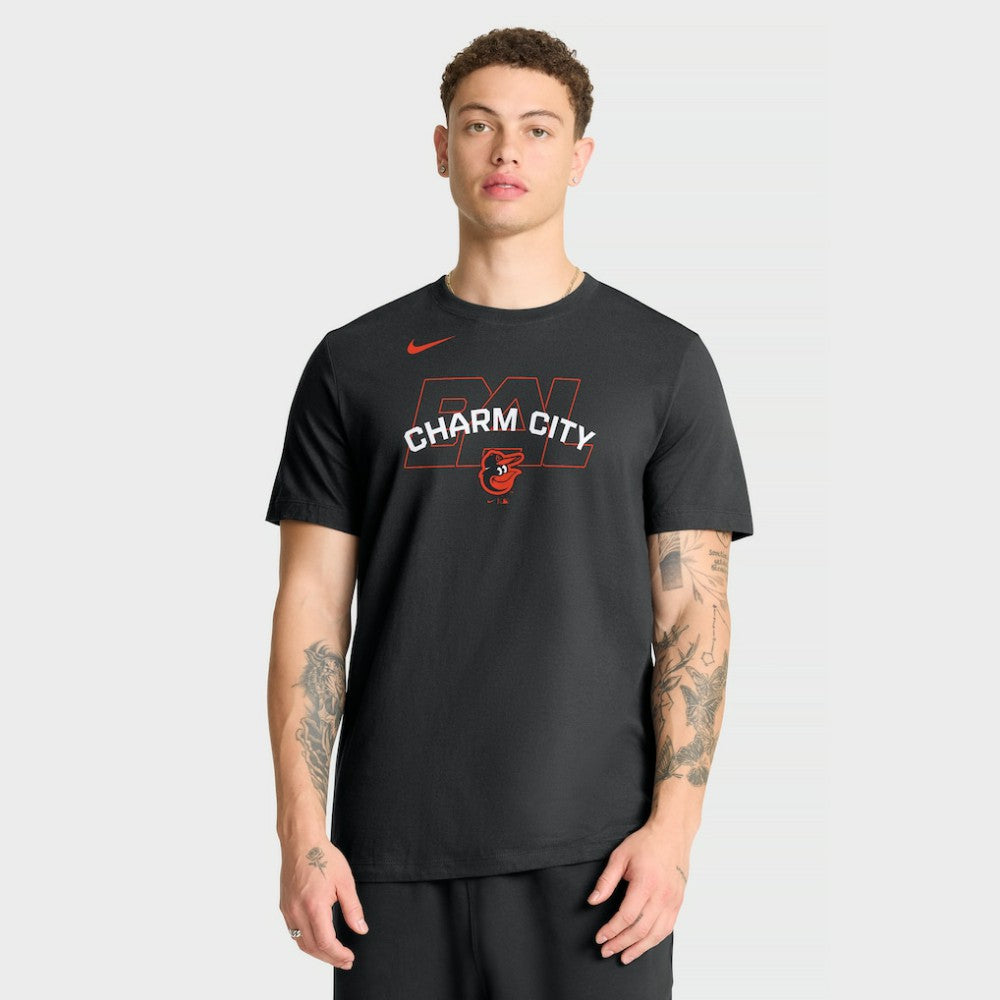 Baltimore Orioles Nike Primetime Fashion T-Shirt - Black T-shirts