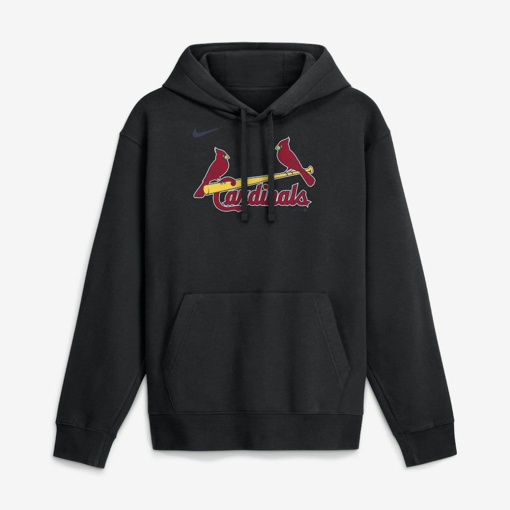 St. Louis Cardinals Nike Dri-Fit Club Hoodie - Black Hoodies