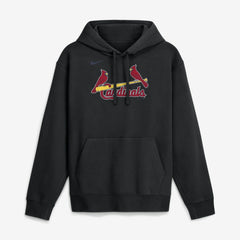 St. Louis Cardinals Nike Dri-Fit Club Hoodie - Black Hoodies