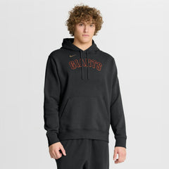 San Francisco Giants Nike Dri-Fit Club Hoodie - Black Hoodies