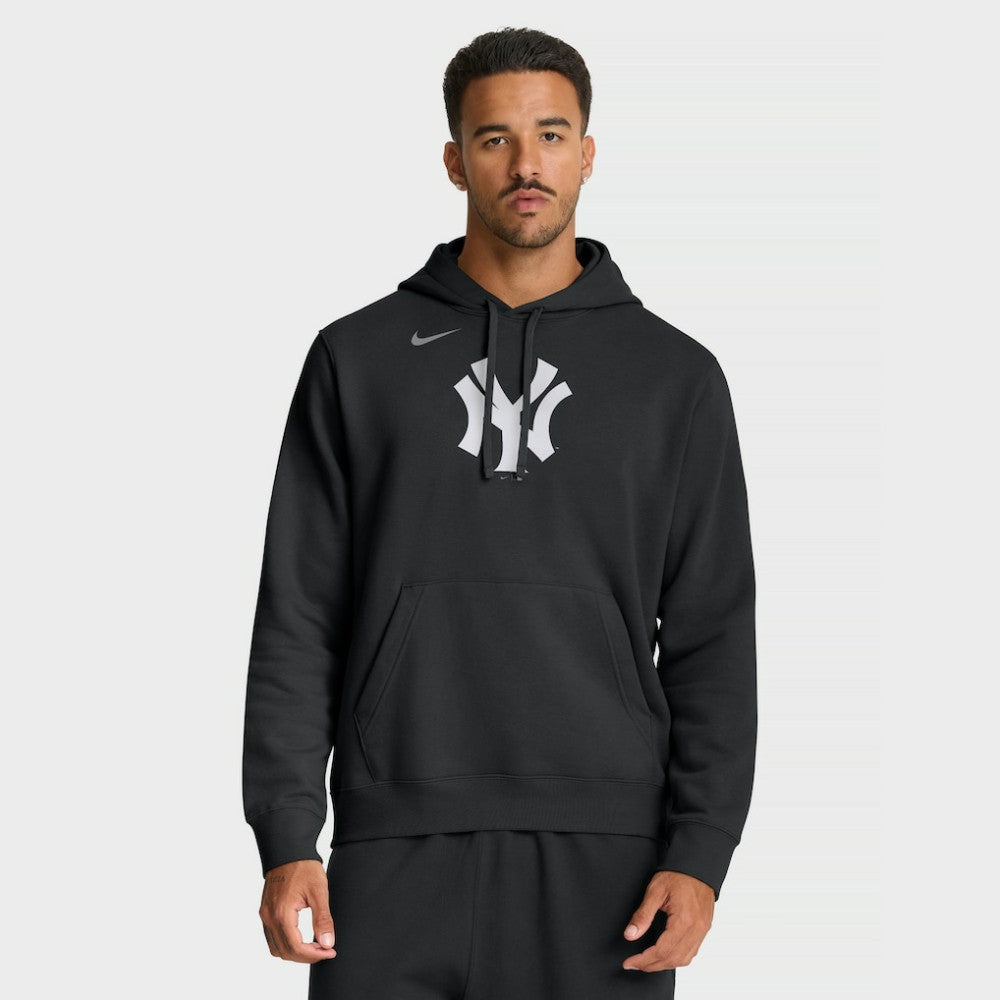 New York Yankees Nike Dri-Fit Club Hoodie - Black Hoodies