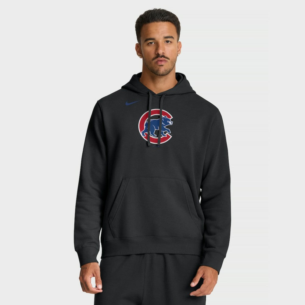Chicago Cubs Nike Dri-Fit Club Hoodie - Black Hoodies