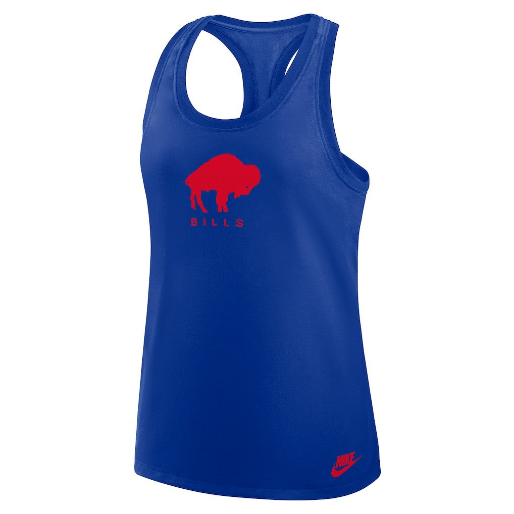 Buffalo Bills Women's Hurry Up Tri-Blend Dri-FIT Tank Top - Royal Tops