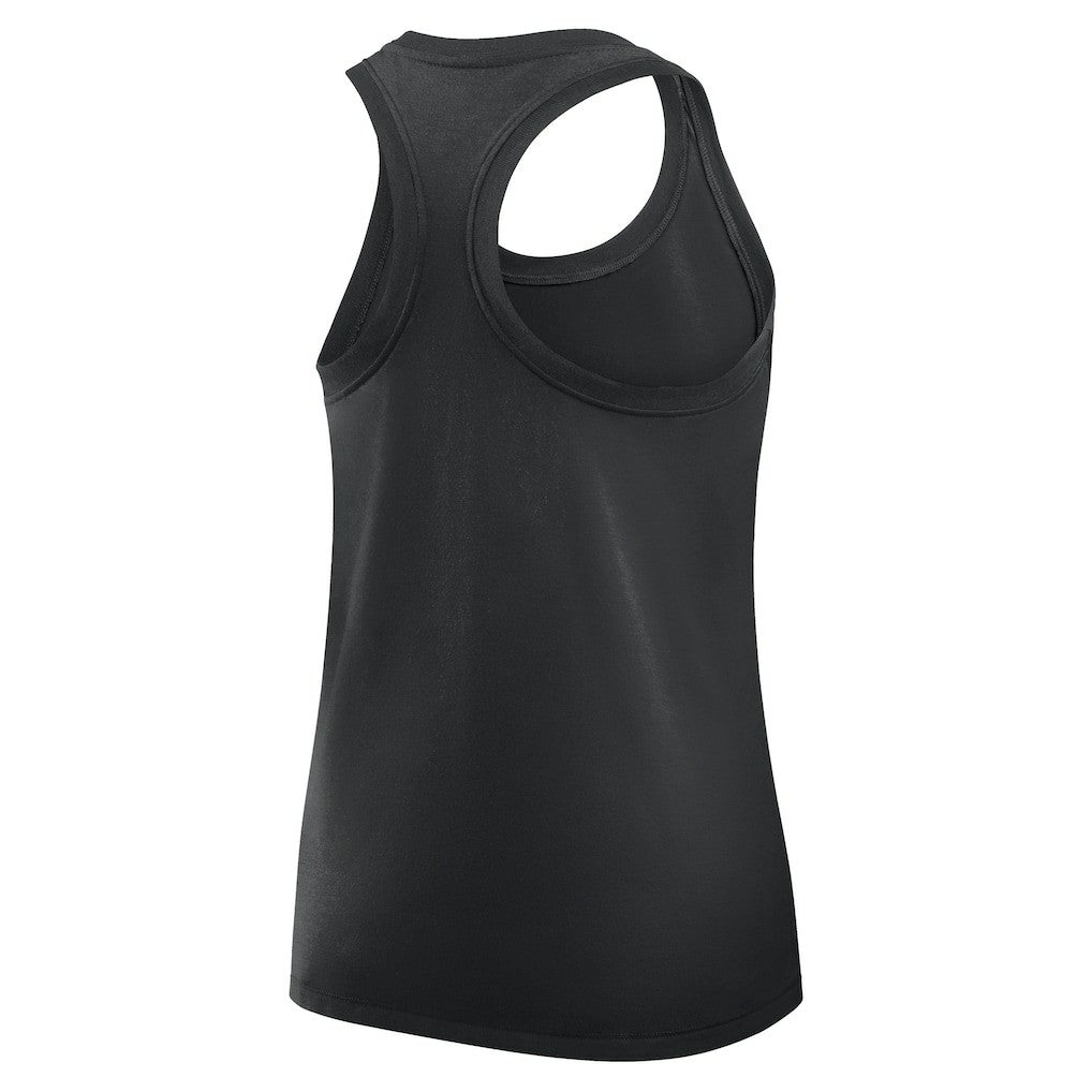 Pittsburgh Steelers Women's Hurry Up Tri-Blend Dri-FIT Tank Top - Black Tops