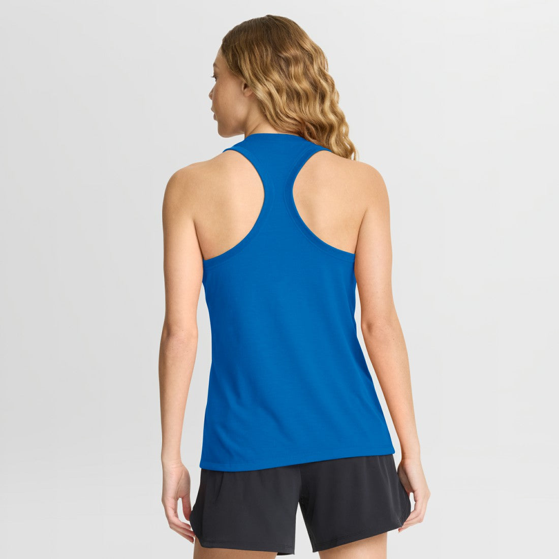 Detroit Lions Women's Hurry Up Tri-Blend Dri-FIT Tank Top - Blue Tops