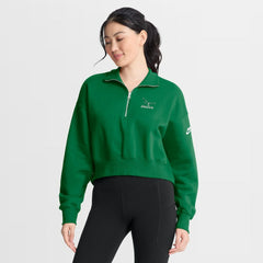 Philadelphia Eagles Women's Phoenix Fleece Quarter-Zip Sweatshirt - Kelly Green Sweatshirts