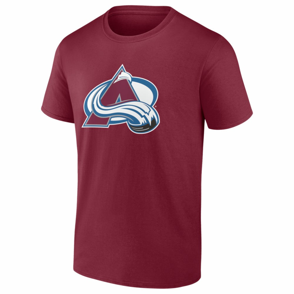 Colorado Avalanche Logo Athletic Essential T-Shirt - Burgundy | US 2001551962