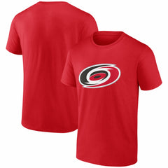 Carolina Hurricanes Logo Athletic Essential T-Shirt - Red | US 2001551964