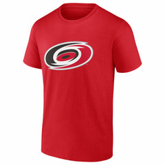 Carolina Hurricanes Logo Athletic Essential T-Shirt - Red | US 2001551964