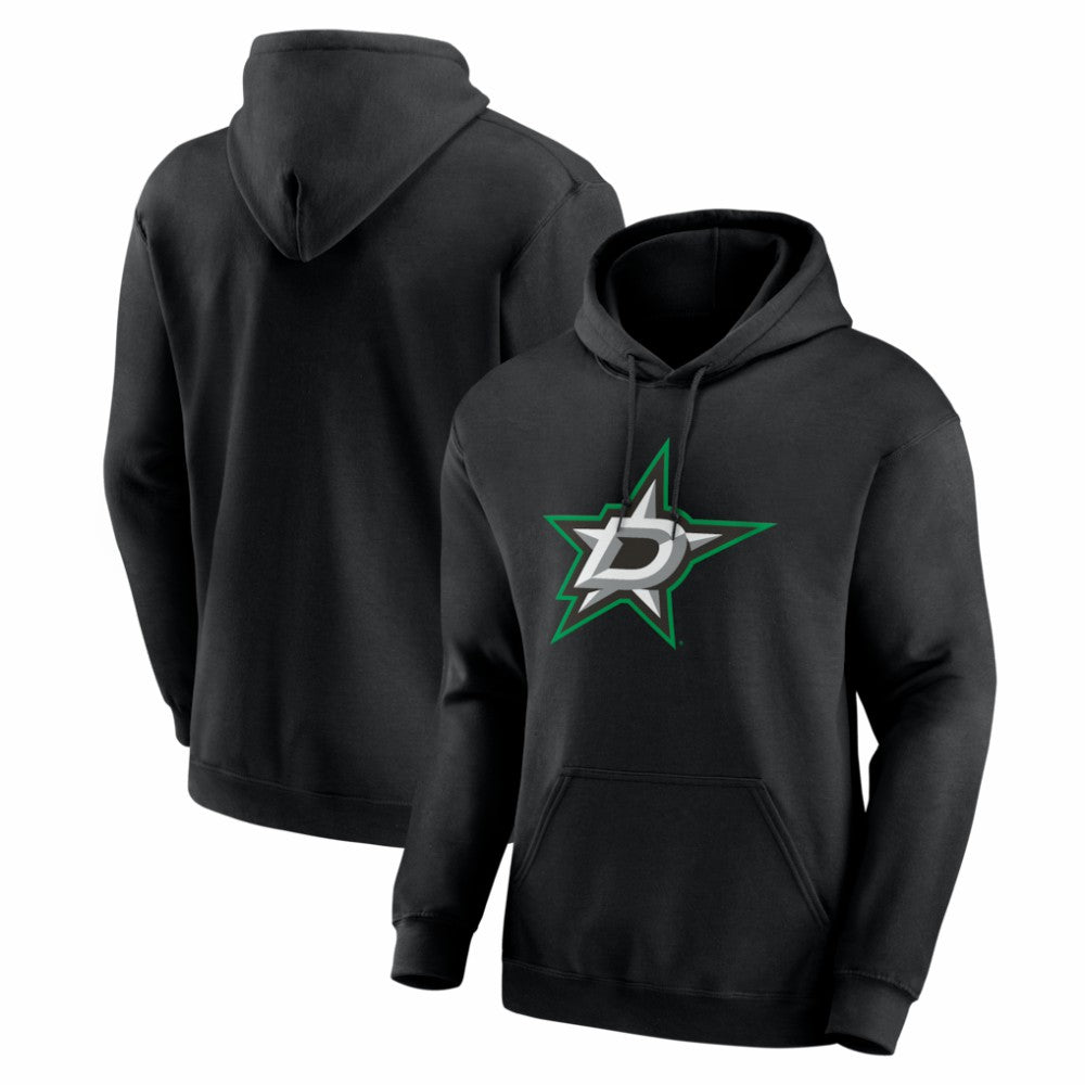 Dallas Stars Logo Athletic Essential Hoodie - Black | US 2001552518