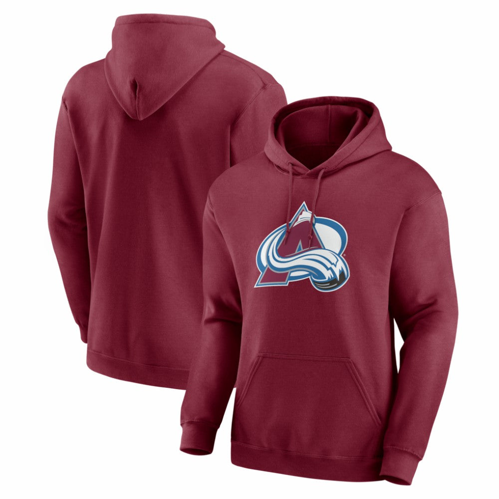 Colorado Avalanche Logo Athletic Essential Hoodie - Burgundy | US 2001552520