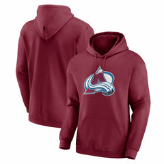Colorado Avalanche Logo Athletic Essential Hoodie - Burgundy | US 2001552520