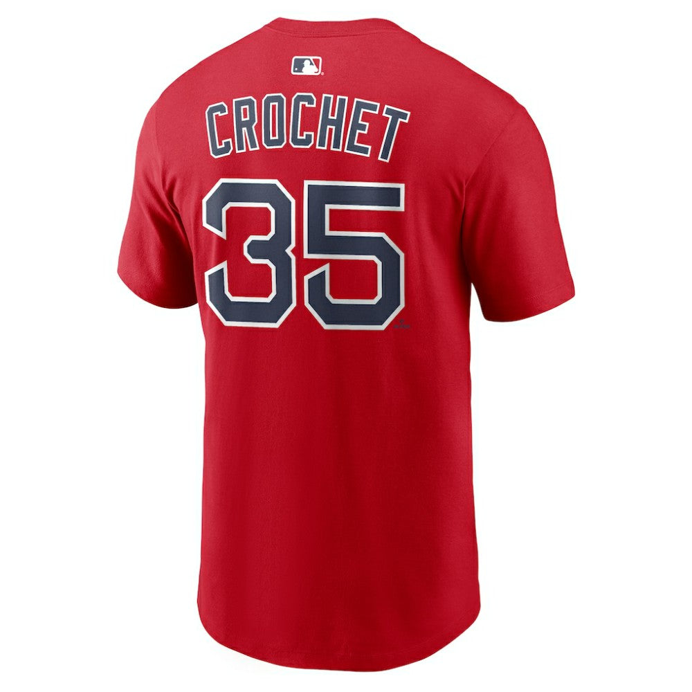Garrett Crochet Boston Red Sox Nike Name & Number T-Shirt - Red T-shirts