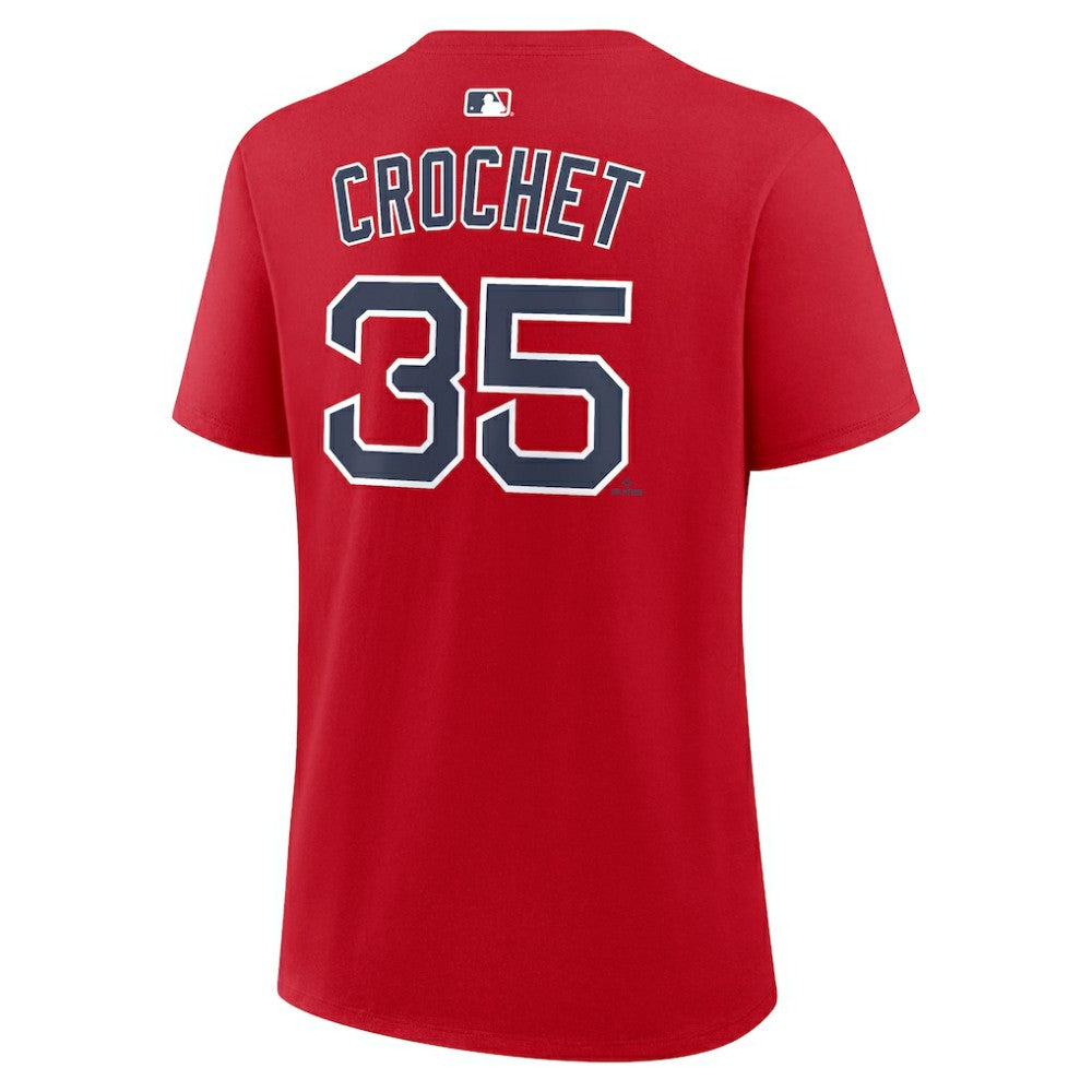 Garrett Crochet Boston Red Sox Nike Women's Name & Number T-Shirt - Red T-shirts