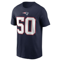Mike Vrabel New England Patriots Retired Player Name & Number T-Shirt - Navy T-shirts