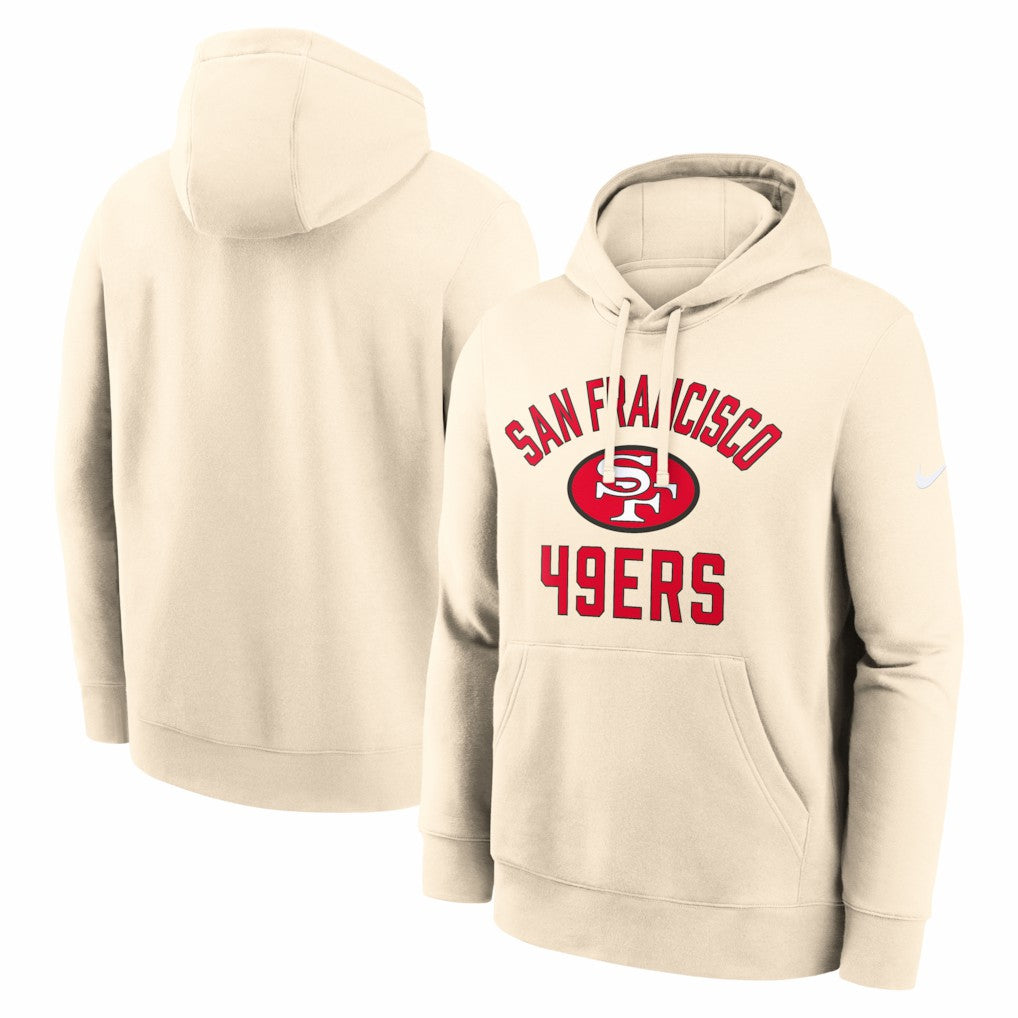 San Francisco 49ers Club Hoodie - Natural Hoodies
