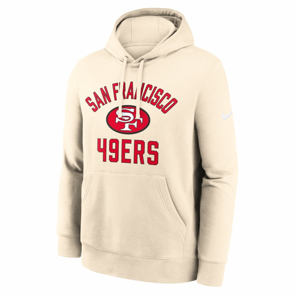 San Francisco 49ers Club Hoodie - Natural Hoodies