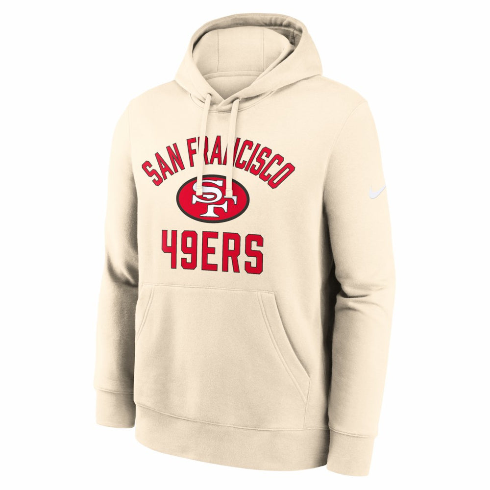 San Francisco 49ers Club Hoodie - Natural Hoodies