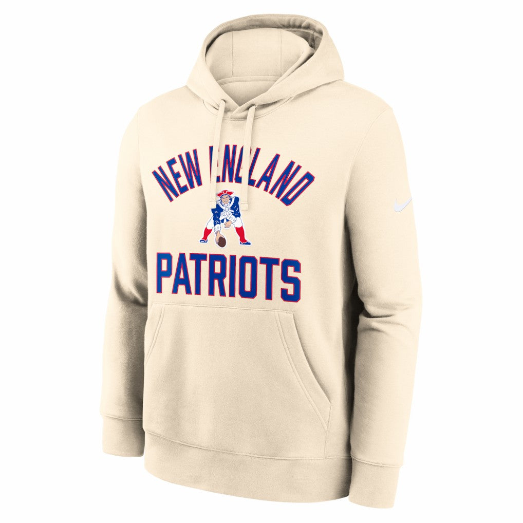 New England Patriots Club Hoodie - Natural Hoodies