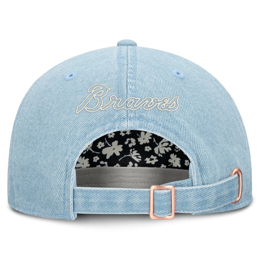 Atlanta Braves Fanatics Women's Roped Adjustable Hat - Denim Hats