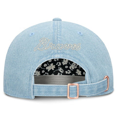 Atlanta Braves Fanatics Women's Roped Adjustable Hat - Denim Hats