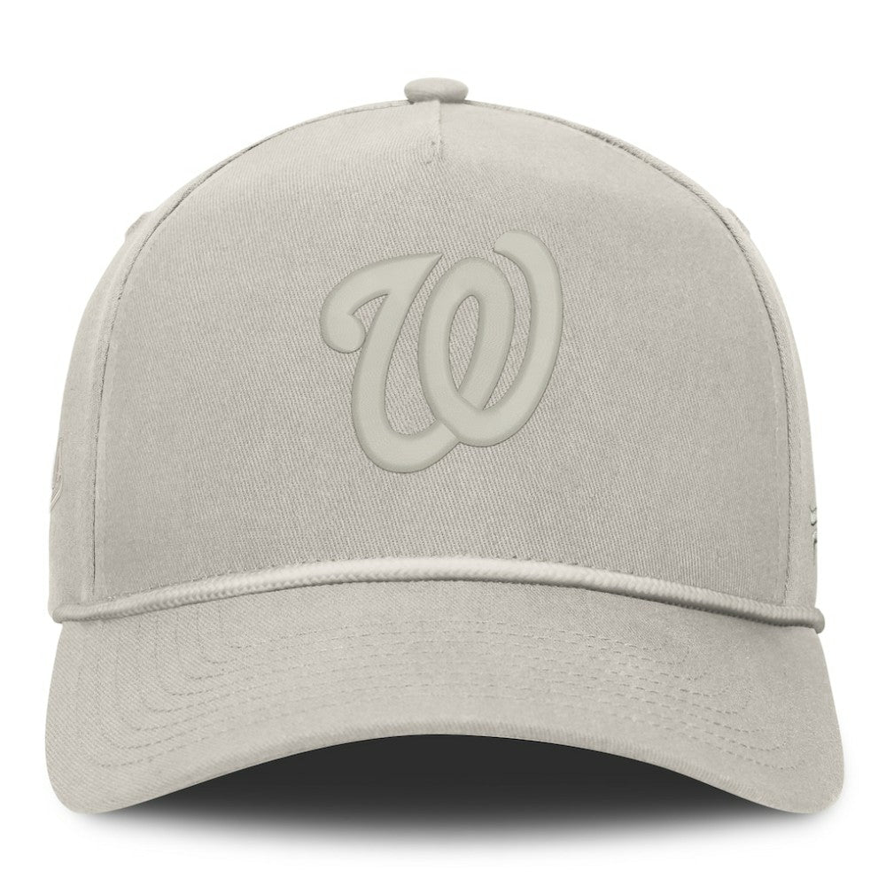 Washington Nationals Fanatics Undertone A-Frame Adjustable Hat - Stone Hats
