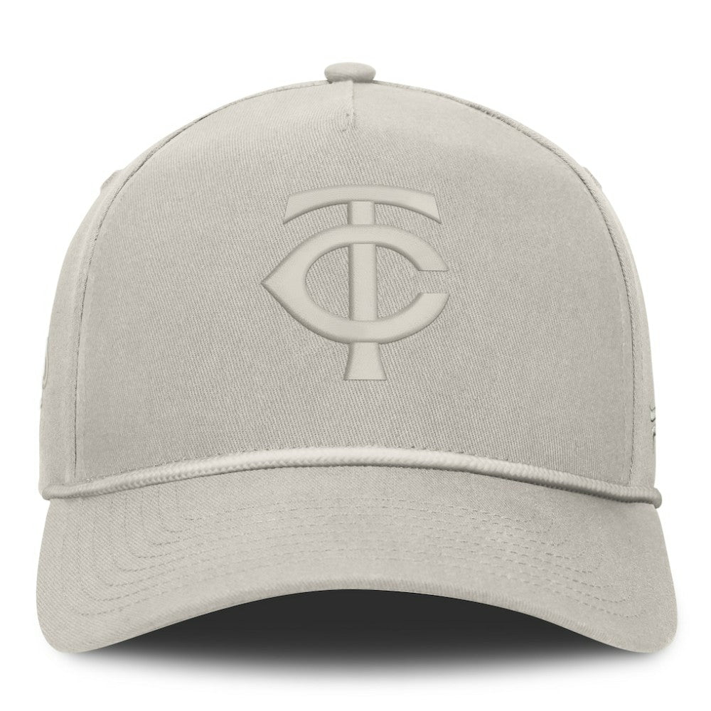 Minnesota Twins Fanatics Undertone A-Frame Adjustable Hat - Stone Hats