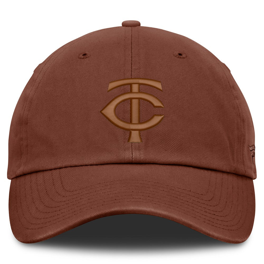 Minnesota Twins Fanatics Tinge Adjustable Hat - Brown Hats